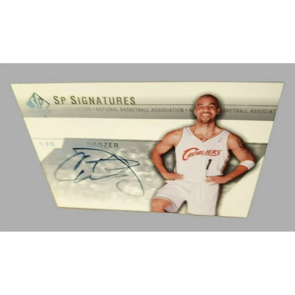 '03-04 UD SP Authentic SP SIGNATURES CARLOS BOOZER 1 F/C Auto ON-CARD CAVALIERS